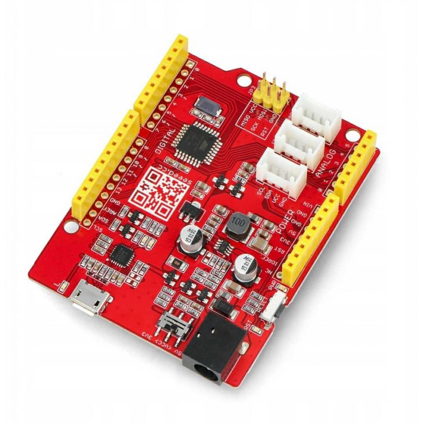Seeed Studio Seeeduino v4.2 3.3V/5V, suderinamas su Arduino – 4