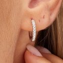 Brosway Round single earring with zircons Fancy Infinite White FIW102 Brosway Round single earring with zircons Fancy Infinite White FIW102