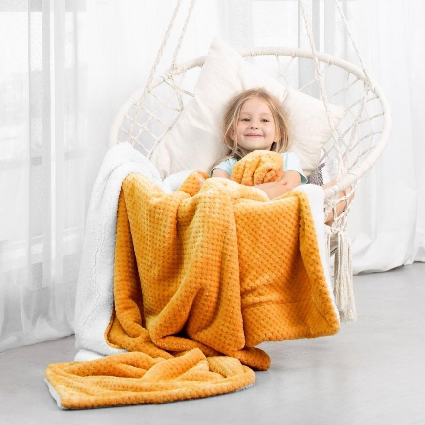 AmeliaHome Blanket SHLEEPY, 170X210 cm, color: orange – 2