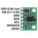 VL6180X time-of-flight, distance and ambient light sensor I2C, Pololu 2489