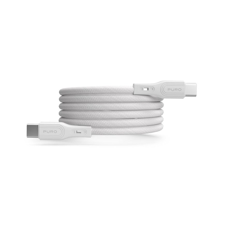 PURO PUCUSBCUSBCMAGWHI USB kabelis USB 3.2 Gen 2 (3.1 Gen 2) 1 m USB C Balts – 5