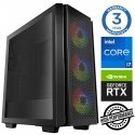 INTOP i7-12700F 32 Gt 1 Tt SSD M.2 NVME RTX3050 8 Gt ilman käyttöjärjestelmää