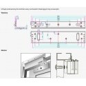 SCOT BK-800L2 "L" type mounting bracket for outward opening doors SCOT BK-800L2 "L" type mounting bracket for outward opening doors