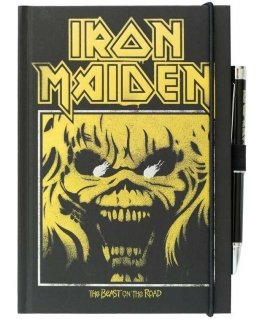 ERIK Iron Maiden A5 premium notebook + projector pen