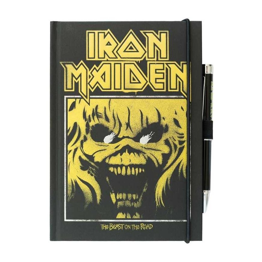 ERIK Iron Maiden A5 premium notebook + projector pen