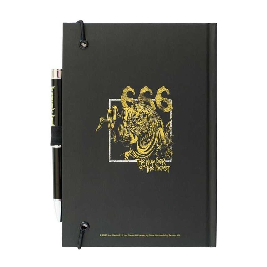 ERIK Iron Maiden A5 premium notebook + projector pen – 2