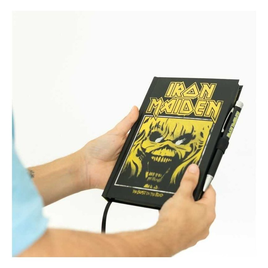ERIK Iron Maiden A5 premium notebook + projector pen – 5