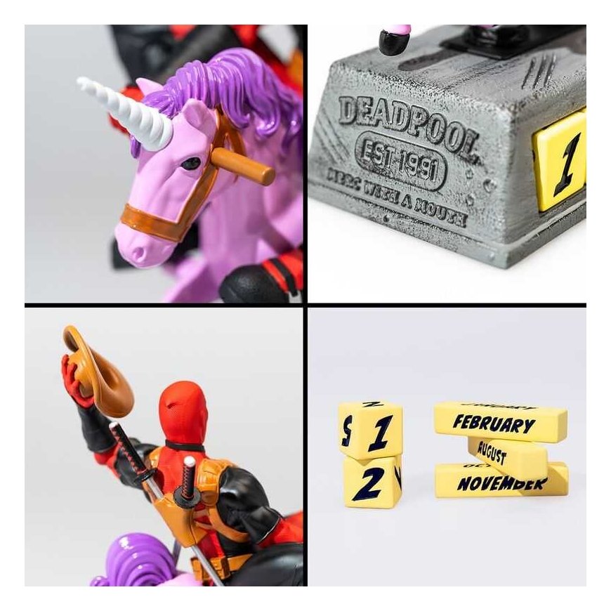 ERIK Marvel Deadpool 3D ikuinen kalenteri – 3