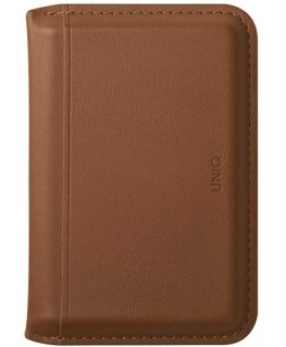 Case Uniq Lyden DS RFID Magnetic Wallet with Phone Stand - Brown