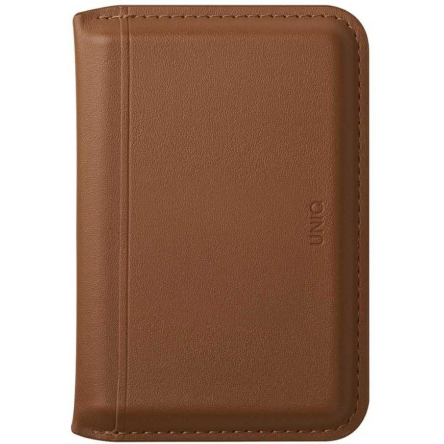 Case Uniq Lyden DS RFID Magnetic Wallet with Phone Stand - Brown