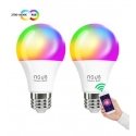 LED-lamppu E27, 230V, 9W, 810lm, 2700K - 6500K, RGB, älykäs Wi-Fi, sovellusohjattu, TUYA / Smart Life, P3 (2kpl setti), NOUS LED-lamppu E27, 230V, 9W, 810lm, 2700K - 6500K, RGB, älykäs Wi-Fi, sovellusohjattu, TUYA / Smart Life, P3 (2kpl setti), NOUS
