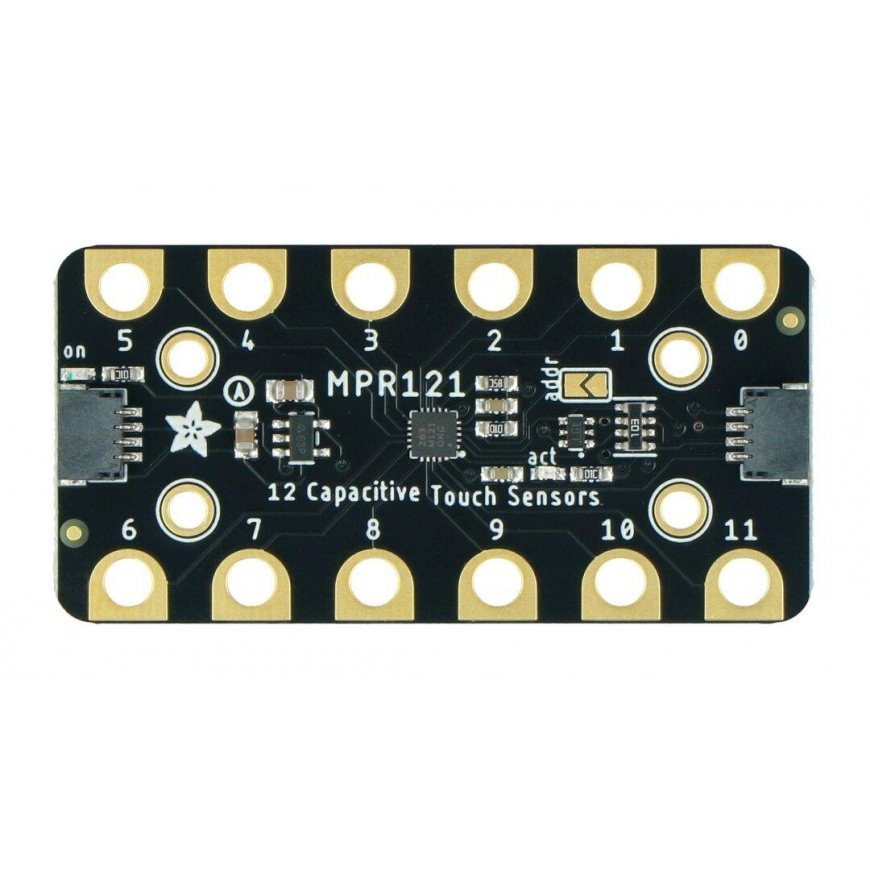 MPR121, Gator Breakout Touch Sensor, 12 Channel, Capacitive, STEMMA QT / Qwiic, Adafruit 4830 – 2