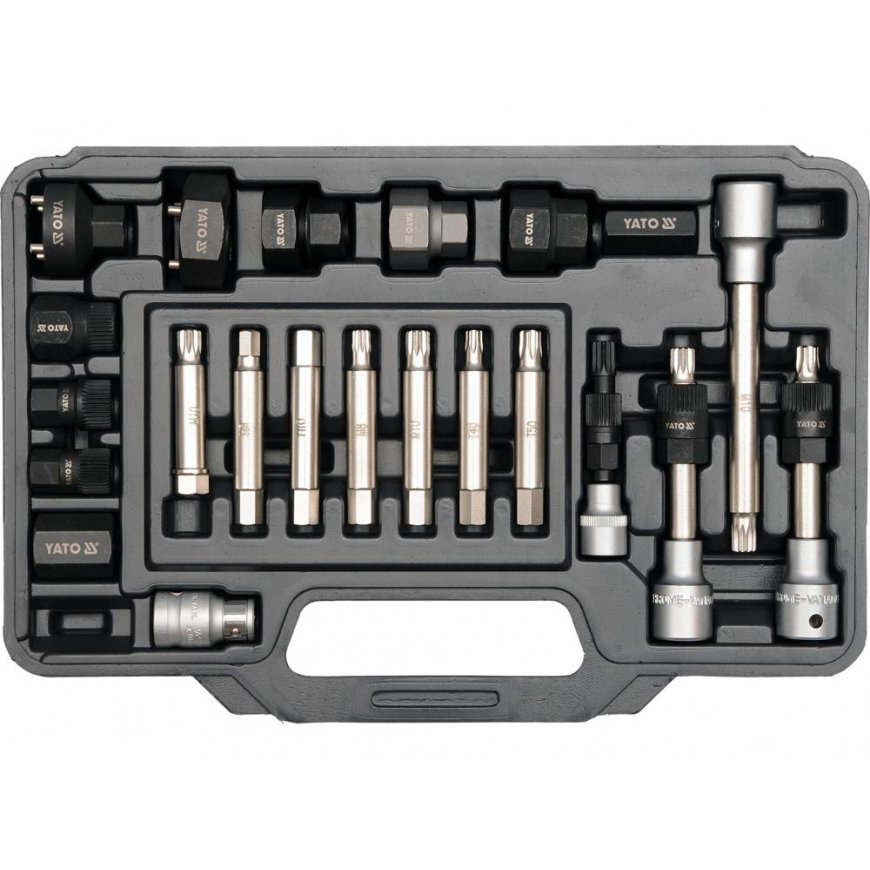 Yato YT-04211 skrūvgrieža uzgalis 22 pcs