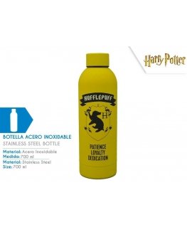 Warner Bros Discovery Harry Potter Hufflepuff stainless steel drinking bottle - 700 ml