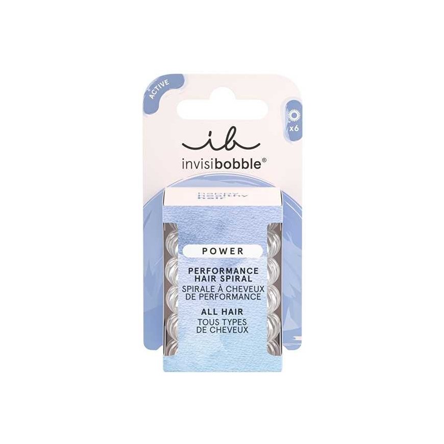 Invisibobble Power Crystal Clear - plaukų guma ( 3 vnt ) - 6,0 tūkst.