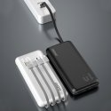DUDAO K6Pro Universal 10000mAh Power Bank with USB Cable Type C Lightning white Белый DUDAO K6Pro Universal 10000mAh Power Bank with USB Cable Type C Lightning white Белый