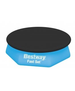 Bestway Fast Set Round Pool Cover for 2.40 m Inflatable Ring Above Ground Pools