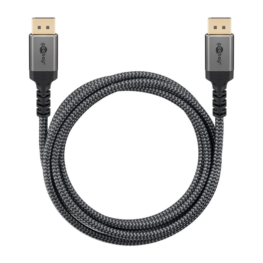 Goobay 65269 DisplayPort-kaapeli 2 m HDMI Harmaa – 4