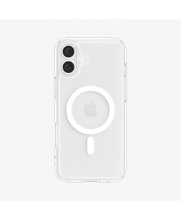 Spigen Ultra Hybrid (MagFit) mobilo telefonu apvalks 15,5 cm (6.1") Aploksne Caurspīdīgs, Balts
