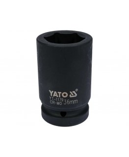 Yato YT-1179 iebūvējama kontaktligzda Triecienatslēgas muciņa Melns