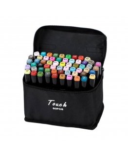 Extralink MARKERY 60SZT маркер 60 шт Brush/Bullet tip Черный, Коралловый, Мята, Мока, Небесный