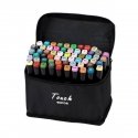 Extralink MARKERY 60SZT tussi 60 kpl Brush/Bullet tip musta, Koralli, Minttu, Mokka, Taivas Extralink MARKERY 60SZT tussi 60 kpl Brush/Bullet tip musta, Koralli, Minttu, Mokka, Taivas