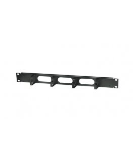 Intellinet 204279 cable organizer Rack Cable holder Black 1 pc(s)