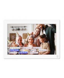 myFirst Live digital photo frame White 25.6 cm (10.1") Touchscreen Wi-Fi