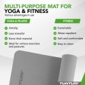 Yoga mat Tunturi Yogamat 8mm, Grey Yoga mat Tunturi Yogamat 8mm, Grey