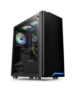 Thermaltake H100 TG Midi Tower musta