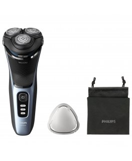 Philips S3243/12 raseerija mehele Pöörlevad terad Trimmer Must, Sinine