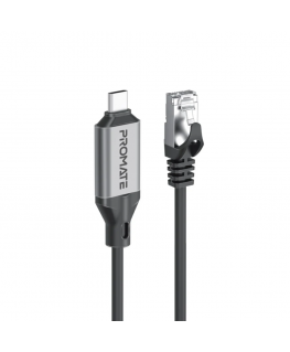 Promate CLink-RJ45 Cable USB-C to Ethernet 10/100/1000Mbps / 5m