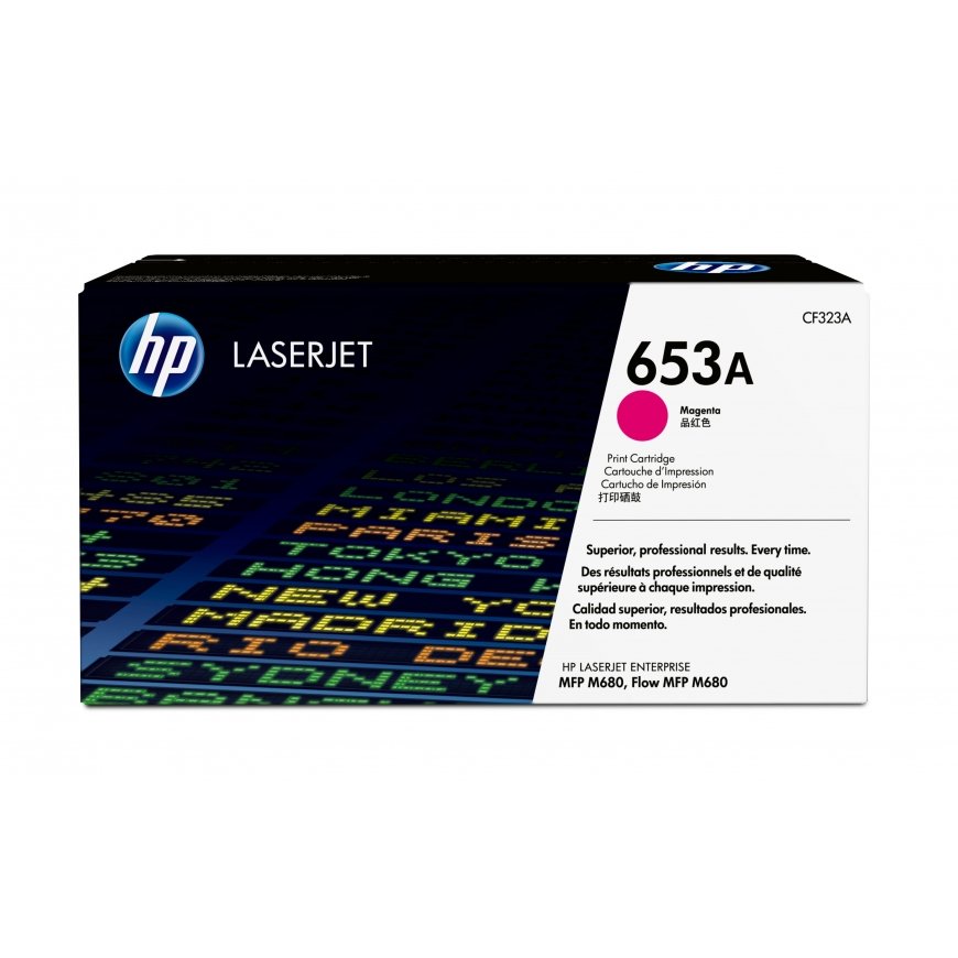 HP 653A, alkuperäinen magenta LaserJet-värikasetti