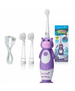 Brush-Baby BRB236 elektriskā zobubirste Paredzēta bērniem Rozā, Lillā, Balts