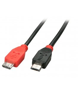 Lindy 31760 USB кабель USB 2.0 2 m Micro-USB B Черный