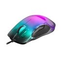 Mars Gaming MMGLOW Gaming Mouse RGB Chroma-Glow Mirror Finish 12800 DPI Black