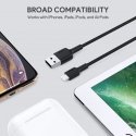 AUKEY CB-AL05 Lightning-kaapeli 1 m musta AUKEY CB-AL05 Lightning-kaapeli 1 m musta
