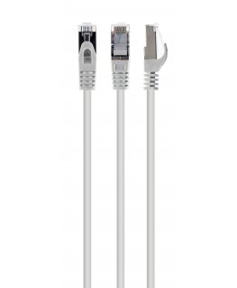 Gembird S/FTP Cat. 6A LSZH patch cord, white, 2 m