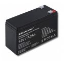 Qoltec 53062 UPS akumulators Noslēgts svina skābju (VRLA) 12 V 7,2 ampērstunda