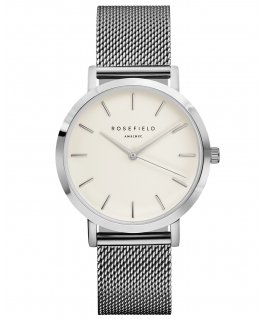 Rosefield The Mercer Rokaspulkstenis Sieviete Kvarcs Sudrabs