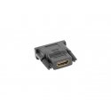 Lanberg AD-0010-BK kaabli soomuutja HDMI DVI-D Must