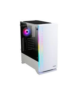 Zalman S5 WHITE tietokonekotelo Midi Tower Valkoinen