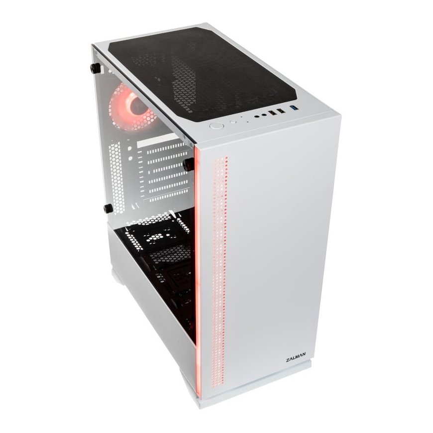 Zalman S5 WHITE системный блок Midi Tower Белый – 2
