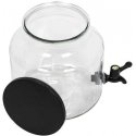 Home Styling Collection Stiklainis su čiaupu stiklinis su dangteliu su pušies mediena, 5,2 l Home Styling Collection Stiklainis su čiaupu stiklinis su dangteliu su pušies mediena, 5,2 l