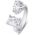 Brilio Silver Brilio Silver Sparkling silver ring with clear zircons RI070W Brilio Silver Brilio Silver Sparkling silver ring with clear zircons RI070W