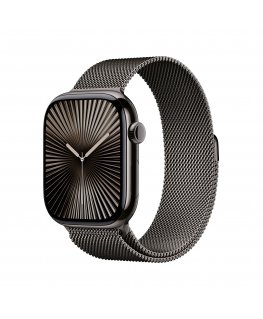 Apple Watch Series 10 OLED 46 mm Digitaalinen 416 x 496 pikseliä Kosketusnäyttö 4G Harmaa Wi-Fi GPS (satelliitti)