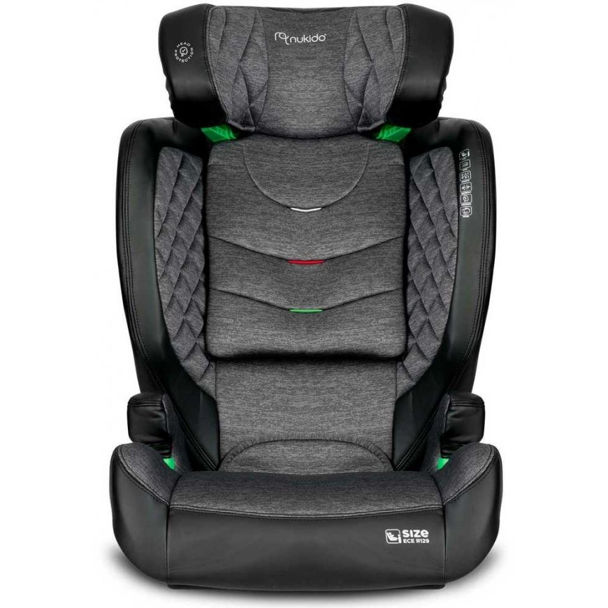 Turvaistuin Nukido Louis musta-harmaa 15-36 kg ISOFIX – 2