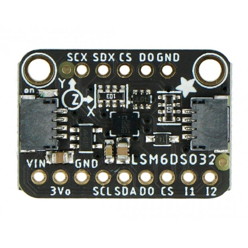 LSM6DSO32 6DoF IMU, 3 ašių akselerometras ir giroskopas, Adafruit 4692 – 2