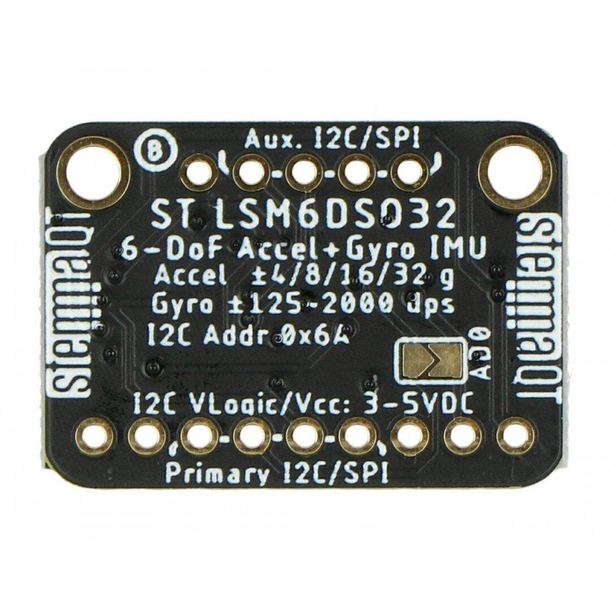 LSM6DSO32 6DoF IMU, 3 ašių akselerometras ir giroskopas, Adafruit 4692 – 3