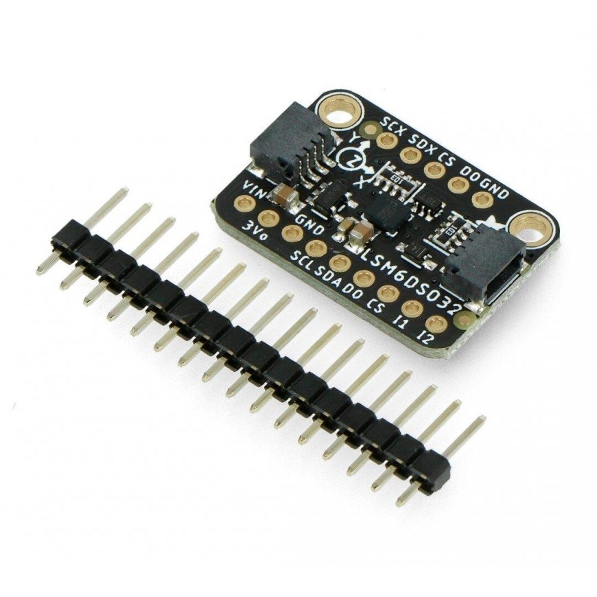 LSM6DSO32 6DoF IMU, 3 ašių akselerometras ir giroskopas, Adafruit 4692 – 4